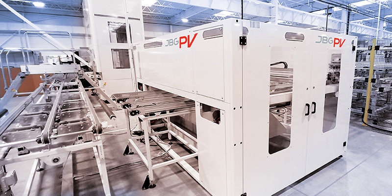 Linia produkcyjna paneli fotowoltaicznych JBGPV